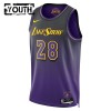 Camiseta Niños NBA Los Angeles Lakers Rui Hachimura 2024-25 Nike City Edition Violeta Swingman